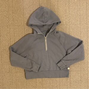 Vuori Light Gray half zip